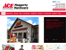 Tablet Screenshot of haggertyace.com